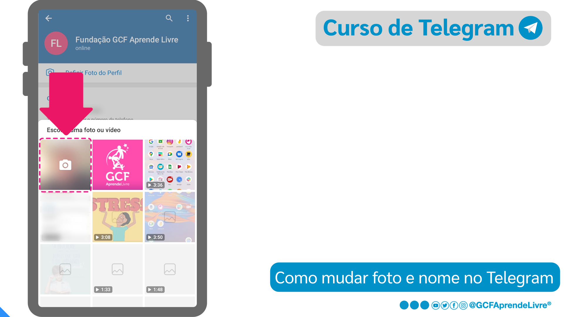 Como mudar nome e foto de perfil do Telegram: passo 5
